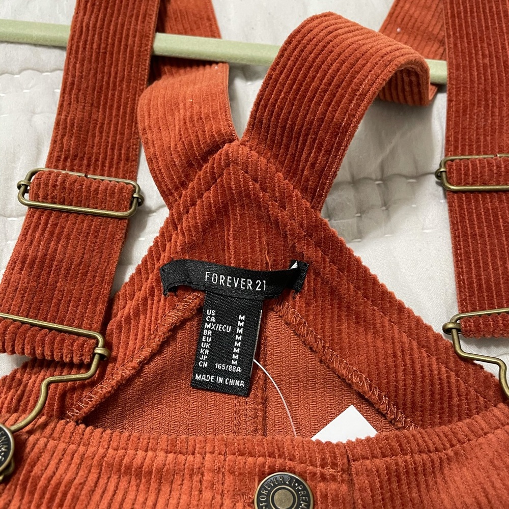 Corduroy Pinafore Dress - Picture 3 of 4